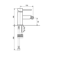 Emmevi Piper bateria bidetowa, chrom 45004CR