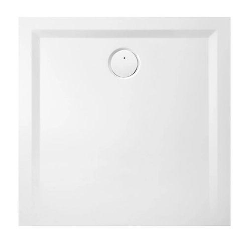 Sanplast Space Mineral S brodzik kwadratowy B-M/SPACE S 75x75x1,5cm, biały 645-410-0100-01-000