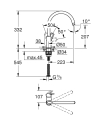 Grohe BauLoop bateria zlewozmywakowa 31368001