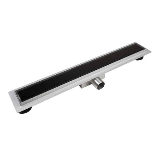 Balneo G-Drain Next odpływ liniowy 100cm, ruszt czarne szkło OL-GDN-1000-DARK