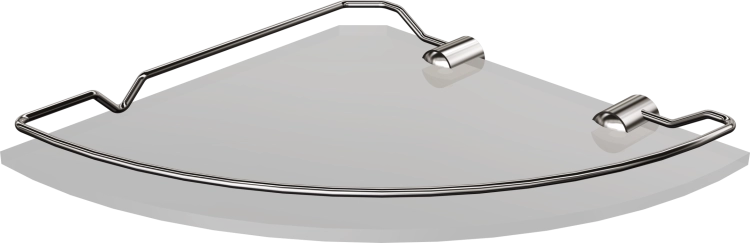 Andex Classic półka narożna z ramką chrom 0070CC