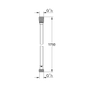 Grohe Silverflex wąż prysznicowy 1,75m, stal nierdzewana 28388DC0