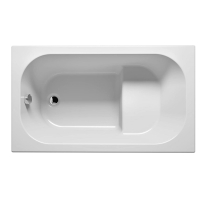 Riho Petit wanna prostokątna 120x70cm z siedziskiem B149001005