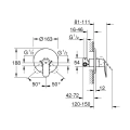 Grohe Eurosmart Cosmopolitan bateria prysznicowa podtynkowa z elementem podtynkowym 32880000