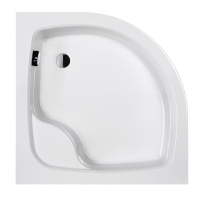 Sanplast Eko Plus brodzik półokrągły BPzs-a/EKOPLUS 80x80x25+ST2, promień 550, 615-131-0620-01-000