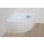 Sanplast Eko Plus brodzik półokrągły BPzs-a/EKOPLUS 80x80x25+ST2, promień 550 615-131-0620-01-000