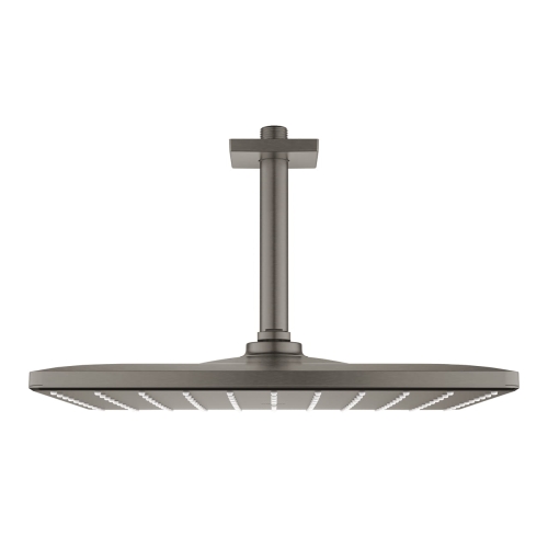 Grohe Rainshower Mono Cube prysznic górny 310mm z ramieniem sufitowym, grafitowy szczotkowany - brushed hard graphite 26566AL0