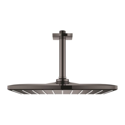Grohe Rainshower Mono Cube prysznic górny 310mm z ramieniem sufitowym, grafitowy błyszczący - hard graphite 26566A00.jpg