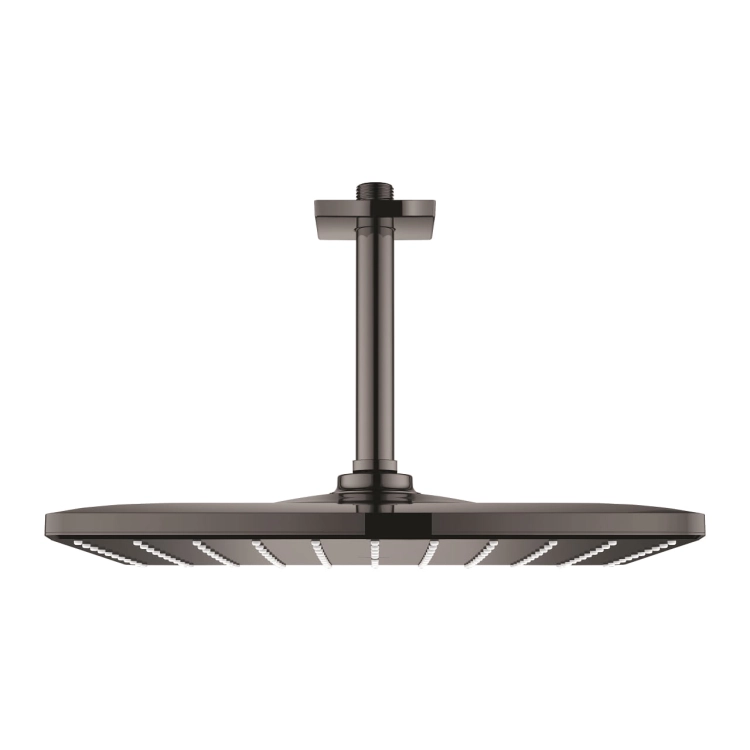 Grohe Rainshower Mono Cube prysznic górny 310mm z ramieniem sufitowym, grafitowy błyszczący - hard graphite 26566A00.jpg