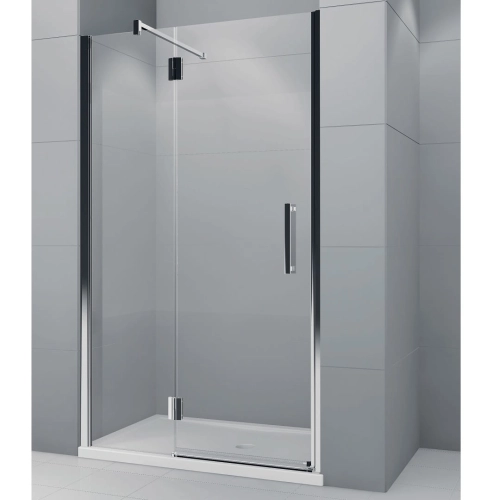 Novellini Modus G drzwi z elementem stałym do wnęki 160cm (158-161cm), lewe MODUSG160L-S-1K