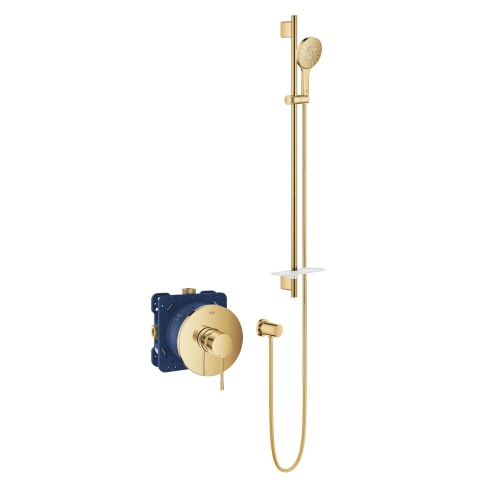 Grohe Essence komplet prysznicowy podtynkowy, złoty połysk - cool sunrise 24057GL1-02