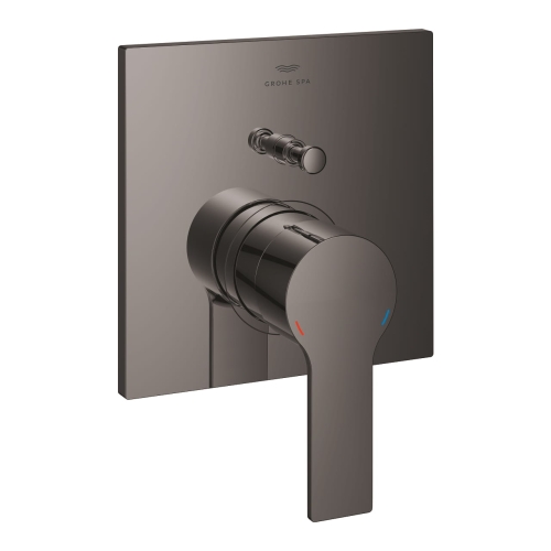 Grohe Allure bateria wannowa-prysznicowa podtynkowa, element zewnętrzny, hard graphite - grafitowy błyszczący 19315A01