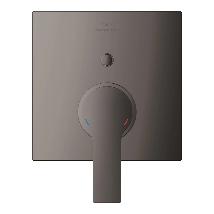 Grohe Allure bateria wannowa-prysznicowa podtynkowa, element zewnętrzny, hard graphite - grafitowy błyszczący 19315A01