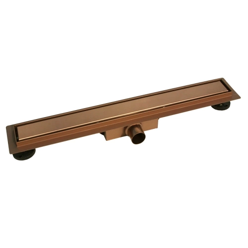 Balneo Duplex Next Copper odpływ liniowy dwustronny 70cm, miedziany mat OL-BDNC-0700