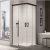 Ronal Cadura Black Line kabina prostokątna 120x90cm, drzwi suwane, profile czarny mat, szkło bezbarwne CAE2G120D0900607