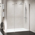 Novellini Kuadra H Walk-In ścianka prysznicowa 80cm(77-80cm), inox - stal szczotkowana KUADH80-1Z