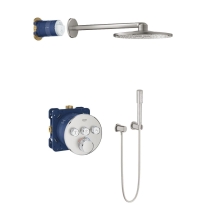 GROHE Grohtherm SmartControl zestaw prysznicowy podtynkowy, stal nierdzewna 29121DC0-02