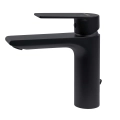 Vitalle by Stillo Kios bateria umywalkowa, bez korka, czarny mat 3552500300
