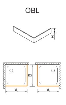 Sanplast Free Line obudowa brodzika OBL 80x100x9cm 625-400-1330-01-000