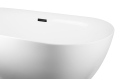 Corsan Olvena XL wanna wolnostojąca, wykończenie chrom 170x80x60cm E-041XLCR