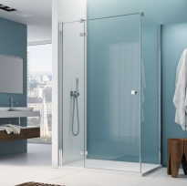 Ronal Annea kabina prostokątna 120x90cm lewa, drzwi skrzydłowe, profil srebrny, szkło bezbarwne AN13G1200ANT109005007