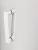 Sanswiss Walk-In Cadura White Line ścianka wolnostojąca 120cm, dwuczęściowa z elementem przesuwnym, lewa, profil biały mat, szkło bezbarwne CAW2G1200907