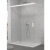 Sanswiss Walk-In Cadura White Line ścianka wolnostojąca 160cm, dwuczęściowa z elementem przesuwnym, lewa, profil biały mat, szkło bezbarwne CAW2G1600907