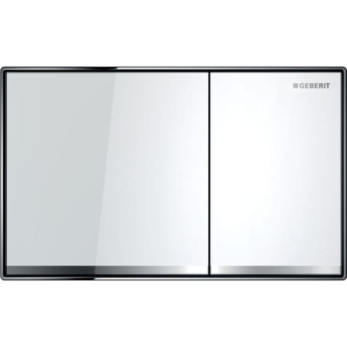 Geberit Sigma 60 przycisk spłukujący, biały/lustrzane/chrom błyszczący 115.640.SI.1