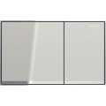 Geberit Sigma 60 przycisk spłukujący, szary piaskowy/lustrzane/chrom błyszczący 115.640.JL.1