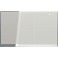 GEBERIT Sigma 60 przycisk spłukujący, szary piaskowy/lustrzane/chrom błyszczący 115.640.JL.1