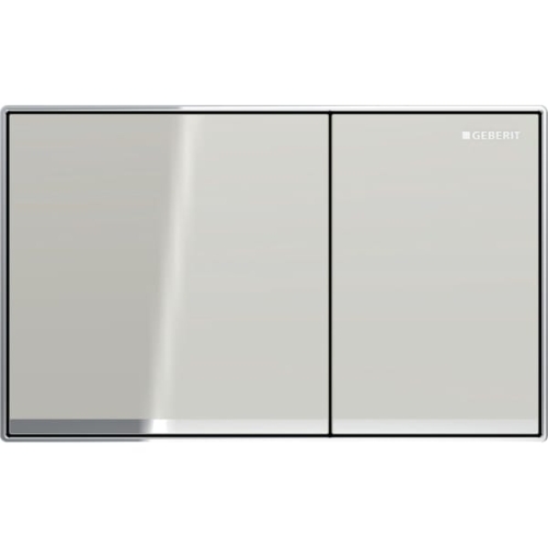 Geberit Sigma 60 przycisk spłukujący, szary piaskowy/lustrzane/chrom błyszczący 115.640.JL.1