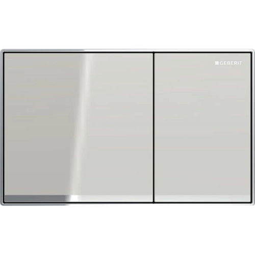 Geberit Sigma 60 przycisk spłukujący, szary piaskowy/lustrzane/chrom błyszczący 115.640.JL.1