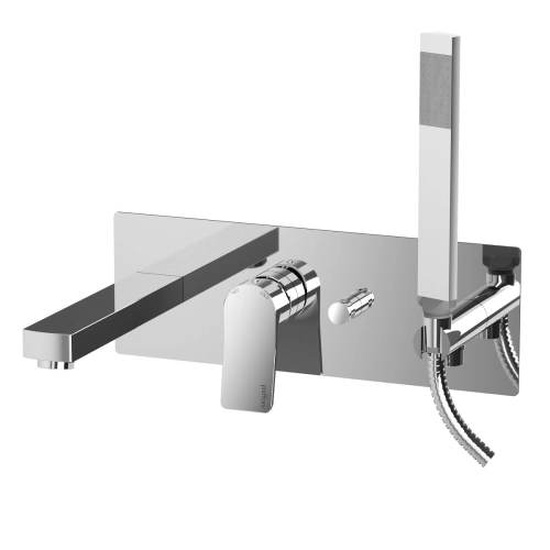 Paffoni Tilt bateria wannowa podtynkowa zespolona, chrom TI001CR