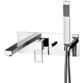 Paffoni Effe bateria wannowa podtynkowa kompletna EF001CR
