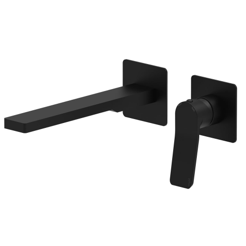 Paffoni Tilt bateria umywalkowa podtynkowa, wylewka 200mm, czarny mat TI105NO70