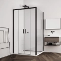 Sanswiss Top-Line S kabina prostokątna 140x75cm, drzwi przesuwne, profil czarny mat, szkło bezbarwne TLS4140TOPF27500607