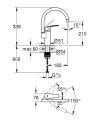 Grohe Eurosmart bateria zlewozmywakowa, chrom 33202003