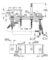Grohe Plus bateria wannowa 4-otw. brushed hard graphite 29307AL3