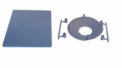 Sanplast adapter kwadratowy z pokrywką do wanny, chrom 660-C1577-30-000-00