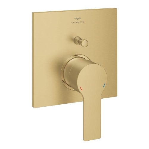 Grohe Allure bateria wannowa-prysznicowa podtynkowa, element zewnętrzny, złoty szczotkowany - brushed cool sunrise 19315GN1
