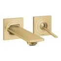 GROHE Allure S-size bateria umywalkowa podtynkowa L-154mm, element zewnętrzny, złoty szczotkowany - brushed cool sunrise 19309GN2