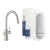 Grohe Blue Home zestaw startowy z wylewką w kształcie C, wylewka wyciągana, stal nierdzewna 31541DC0