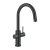 Grohe Blue Home zestaw startowy z wylewką w kształcie C, wylewka wyciągana, aksamitna czerń 31541KS0