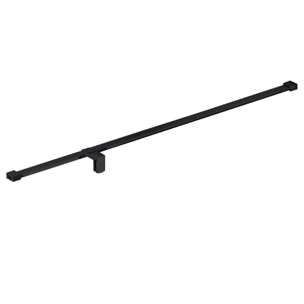 Sanswiss Annea black poprzeczka stabilizująca ściana-ściana + łącznik T, czarny mat SMMA.06.1500