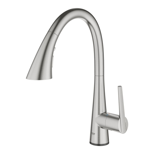 Grohe Zedra Touch bateria zlewozmywakowa elektroniczna z wyciąganą wylewką, stal nierdzewna 30219DC2