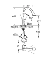 Grohe Zedra bateria zlewozmywakowa z wyciąganą wylewką, stal nierdzewna 32294DC2