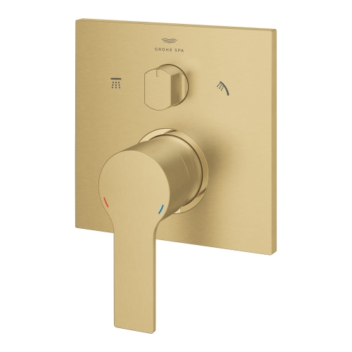 Grohe Allure bateria wannowa-prysznicowa 3-drożna podtynkowa, element zewnętrzny, złoty szczotkowany - brushed cool sunrise 29176GN1