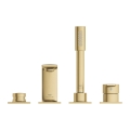 Grohe Allure bateria wannowa 4-otworowa, złoty szczotkowany - brushed cool sunrise 19316GN1