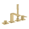 Grohe Allure bateria wannowa 4-otworowa, złoty szczotkowany - brushed cool sunrise 19316GN1