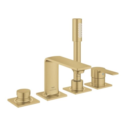 Grohe Allure bateria wannowa 4-otworowa, złoty szczotkowany - brushed cool sunrise 19316GN1